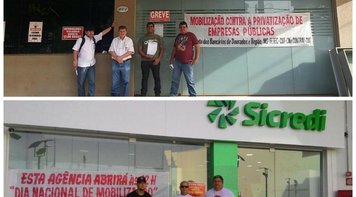 Bancários de Dourados paralisam agências contra retiradas de direitos