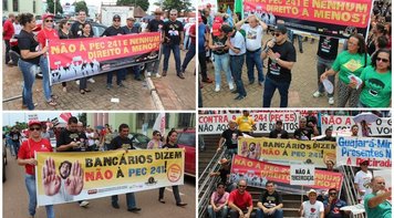 Bancários de Rondônia participam do Dia Nacional de Greve