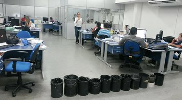 Obras no Banpará Nazaré causam transtornos aos bancários