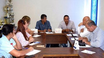 Dirigentes do SEEB/MT reúnem com representantes do Banco Itaú