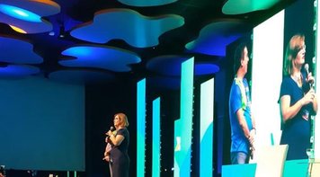 Rita Serrano defende Caixa pública e sustentável em evento com 1500 executivos da Caixa