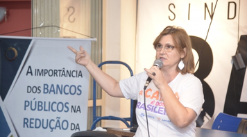 Sem luta contra privatização da Caixa não adianta negociação de itens pontuais, diz Rita Serrano