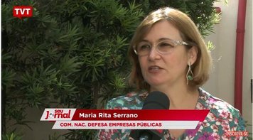 Rita Serrano fala sobre o ataque aos bancos públicos em entrevista à TVT