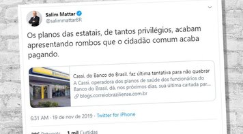 Secretário de Privatização ataca Cassi
