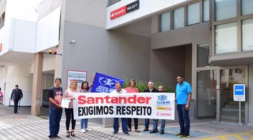 Trabalhadores do Santander unem-se no mundo inteiro