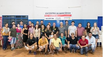 Debate sobre conjuntura marca visita aos bancários de Jardim, Nioaque e Guia Lopes