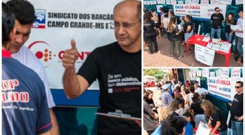 Bancários de Campo Grande se mobilizam contra a nova lei trabalhista