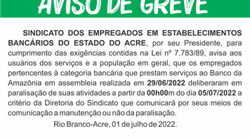 Aviso de greve