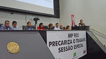 Bancários fortalecem luta contra MP 905 em sessão especial na Alepa