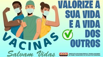 Sindicato apoia obrigatoriedade do passaporte da vacina para trabalhadores no atendimento presencial