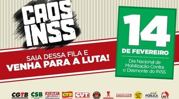 CUT e centrais farão protestos nesta sexta (14), para denunciar a destruição do INSS 