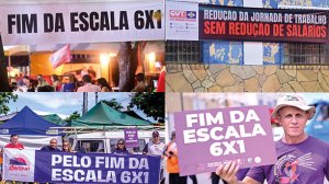 Bancários de MT levam pauta contra escala 6x1 às ruas no Dia do/a Trabalhador/a