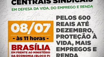 Participe do ato da CUT e centrais sindicais em Brasília nesta quarta 11 sem sair de casa