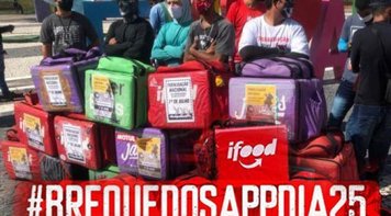 Greve dos entregadores de aplicativos no próximo sábado (25) pode ser maior