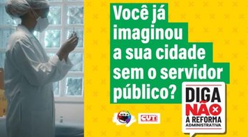 Já está no ar a campanha publicitária da CUT em defesa do serviço público