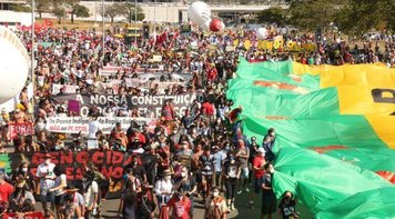 Milhares de brasileiros ocuparam às ruas do país para exigir “Fora, Bolsonaro”