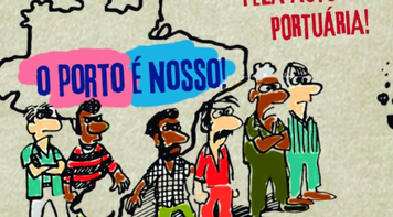 Portuários fazem greve de 12 horas nesta sexta (27) contra a privatização dos portos 