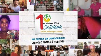 “Fora, Bolsonaro” dominou o 1º de Maio Solidário, pela democracia e por direitos