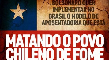 Modelo de Previdência proposto por Bolsonaro levou idosos do Chile à miséria