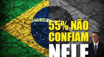  55% dos brasileiros não confiam em Bolsonaro, revela pesquisa CNI/IBOPE 