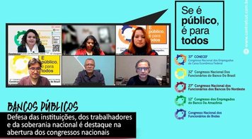  Congressos dos bancos públicos refletem sobre o Brasil que queremos e defendem soberania nacional