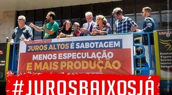 Bancários protestam em todo o Brasil contra juros altos do Banco Central
