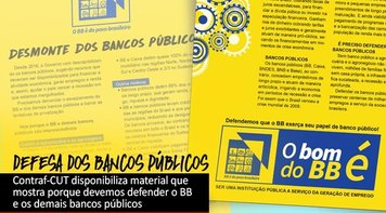 Contraf-CUT disponibiliza boletim em defesa do BB e dos bancos públicos