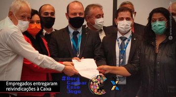 Reivindicações dos empregados já estão com a Caixa