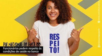 Trabalhadores do Banco do Brasil protestam por mais proteção contra Covid-19 e Influenza