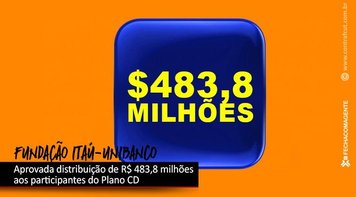 Fundação Itaú: Participantes do Plano CD vão receber R$ 483,8 milhões