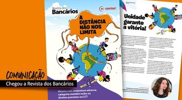 Revista dos Bancários 2020 da Contraf-CUT está disponível