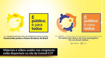 Páginas reúnem materiais do 37º Conecef e do 32º CNFBB