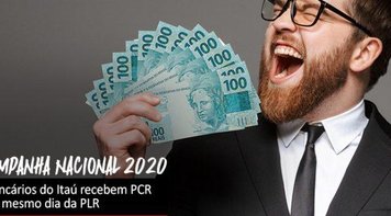 Bancários do Itaú recebem PCR no mesmo dia da PLR