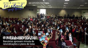 Lutar pelo Brasil que a gente quer e pelos direitos dos bancários