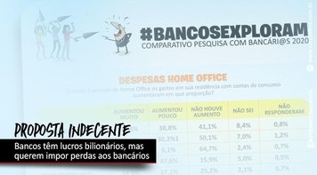 Veja como a proposta dos bancos é indecente para a categoria