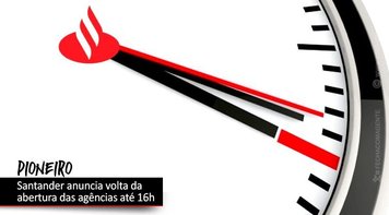 Santander voltará a abrir agências até às 16h, sem negociar com bancários