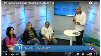 Bancários de Brasília fazem debate sobre Lei da Mordaça e Escola sem Partido