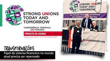 UNI Finanças Mundial discute reestruturação do setor financeiro