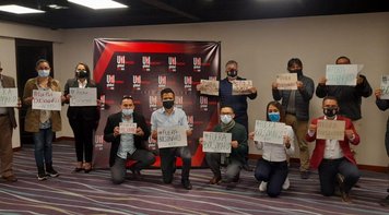 Frente latino-americana em defesa dos bancos públicos protesta contra Bolsonaro