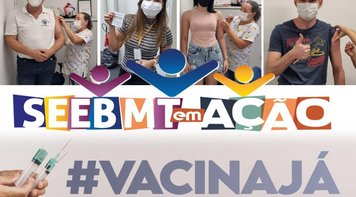 SINOP/MT: Categoria Bancária é vacinada contra covid-1