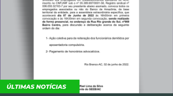 Edital de convocação de assembleia geral extraordinária