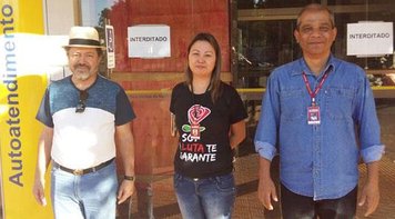 Sindicato acompanha reforma da agência do BB em Dois Irmãos do Buriti