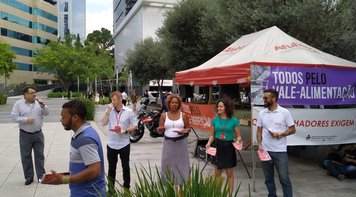 Problemas no VA e VR geram protestos de bancários do Santander
