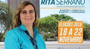 Termina nesta sexta-feira 22 eleição para o CA da Caixa. Fetec-CUT/CN indica o voto em Rita Serrano