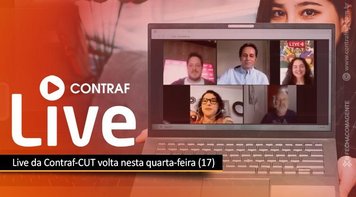 Live da Contraf-CUT volta nesta quarta-feira (17)