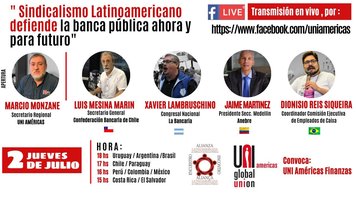 Uni Américas Finanças debate defesa dos bancos públicos em live