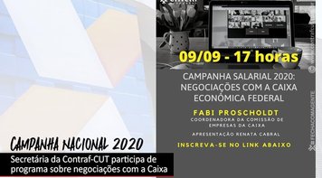 Contraf-CUT participa de debate sobre negociações com a Caixa