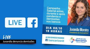 Live debate sobre demissões pelos bancos