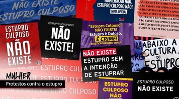 Protestos em várias cidades marcam denúncia contra estupro de jovem catarinense