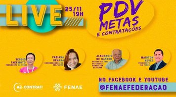 Live da Contraf-CUT e Fenae debate condições de trabalho nesta quarta (25)